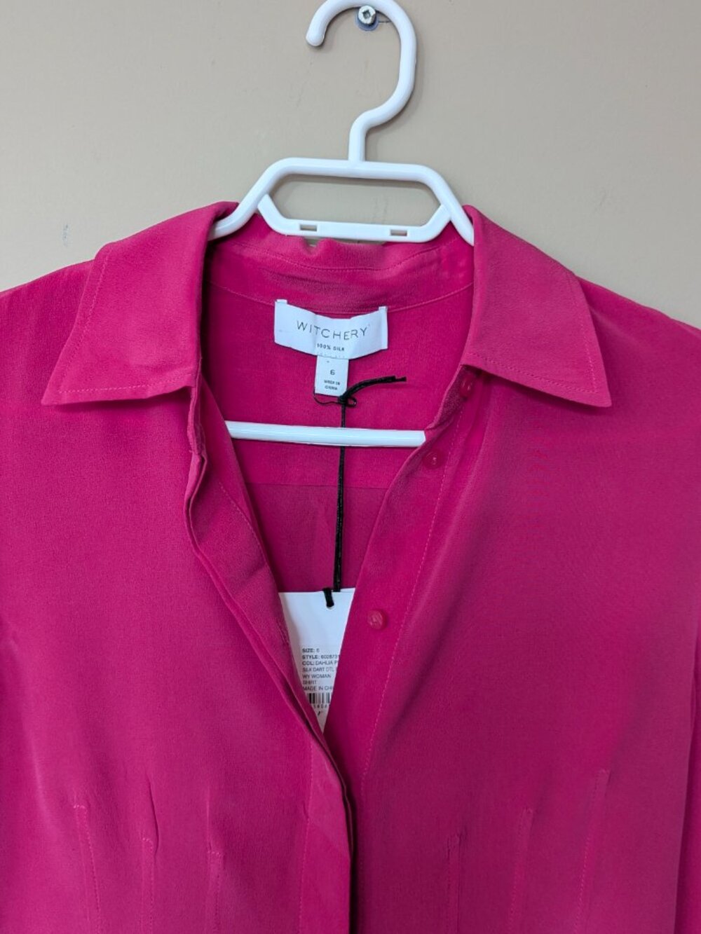 Witchery 100% Silk Blouse | New with Tags - Picture 8 of 11
